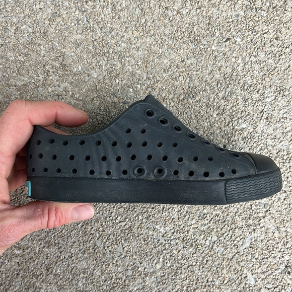 Native Black Sandals Slip-On Perforated Design - Picture 9 of 10